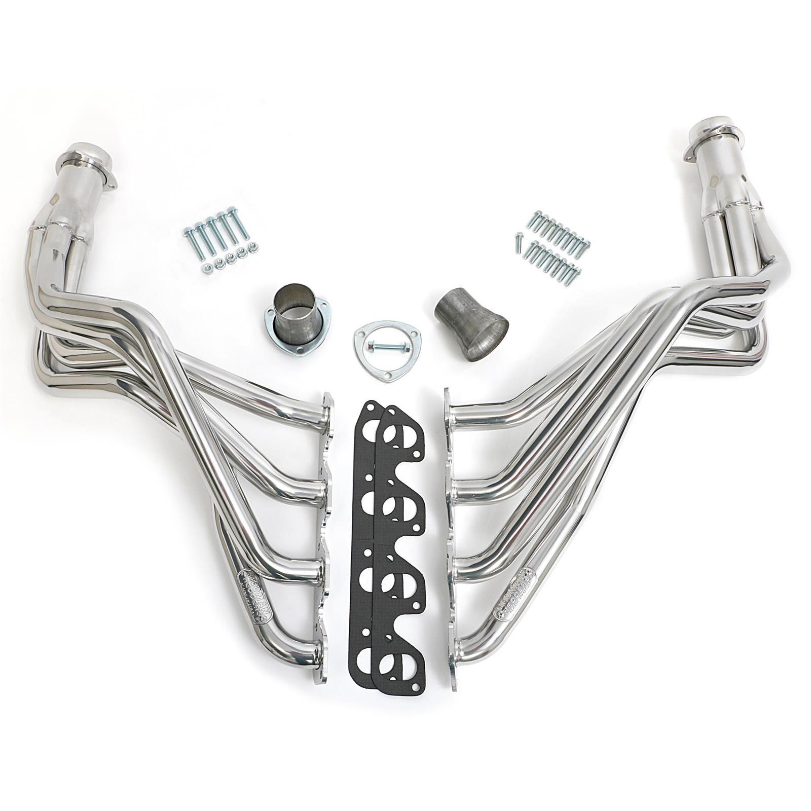 Hedman Hedders 89366 77-79 Ford Truck Headers, Long Tube, Silver