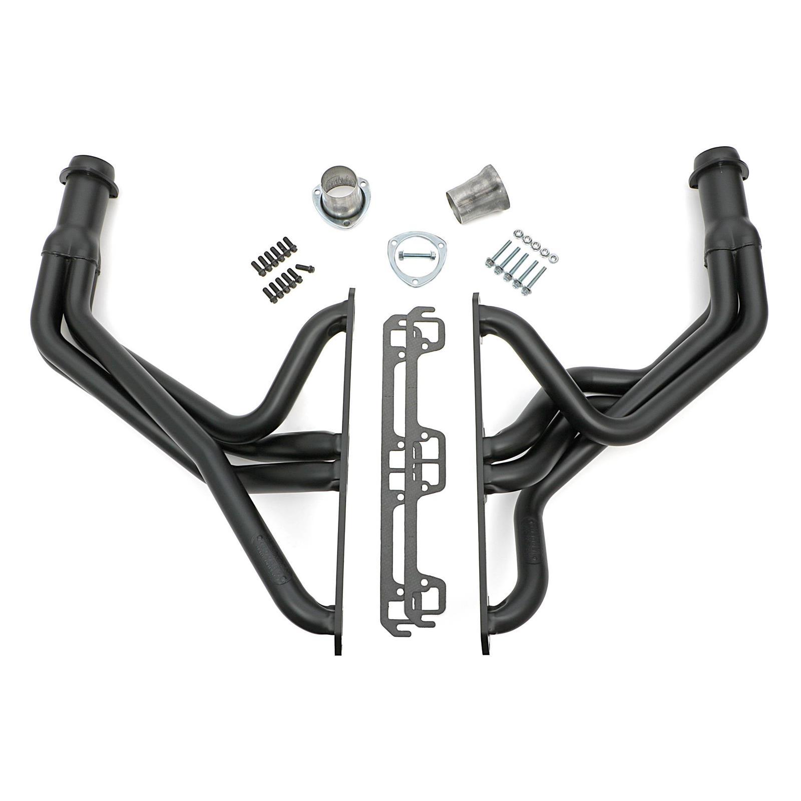 Hedman Hedders 93198 72-86 Jeep SBC Swap Headers, Black