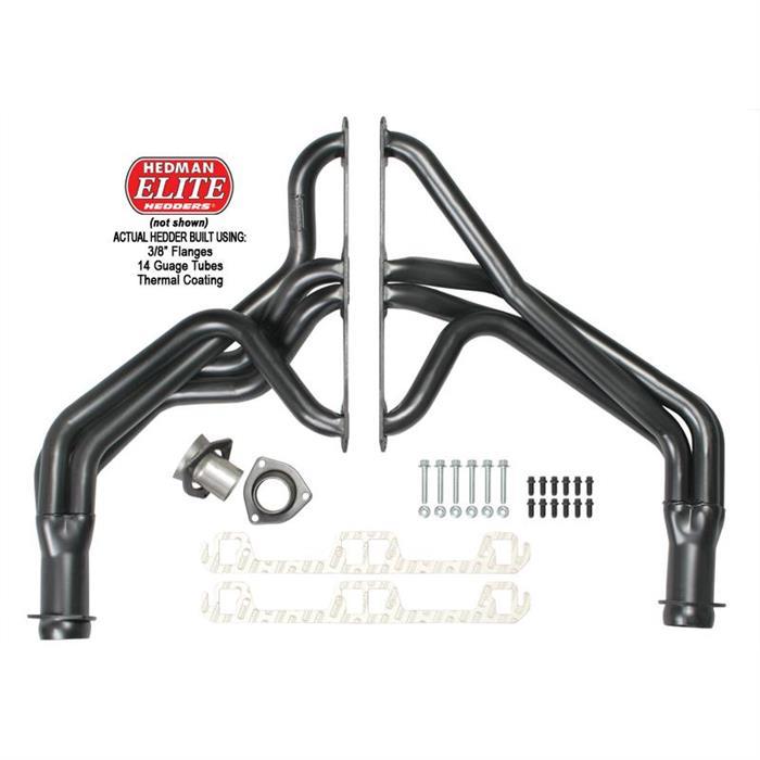 Hedman Hedders 99198 72-86 Jeep SBC Swap Headers, Silver