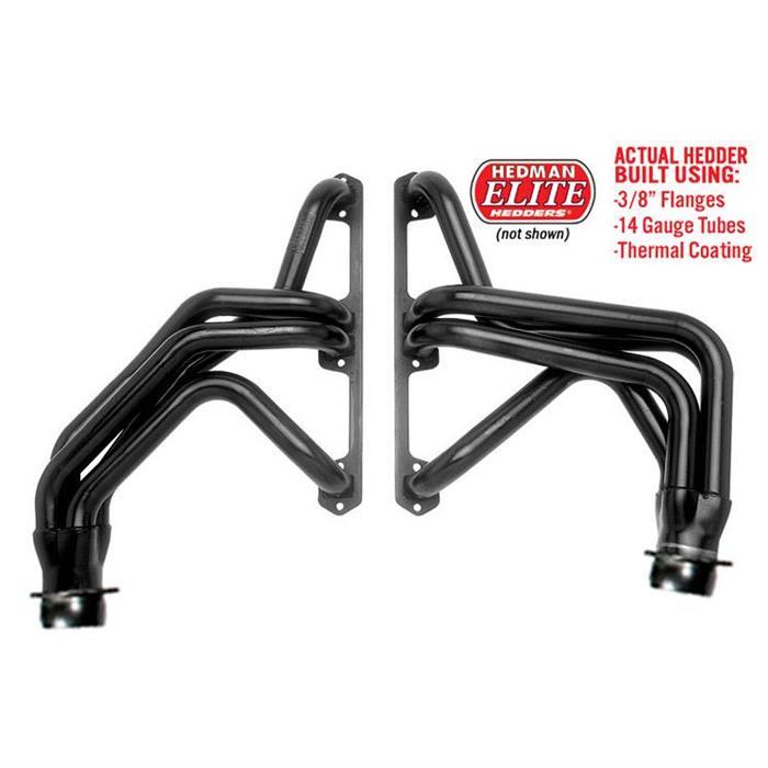 Hedman Hedders 99208 72-86 Jeep SBC Swap Headers, Silver