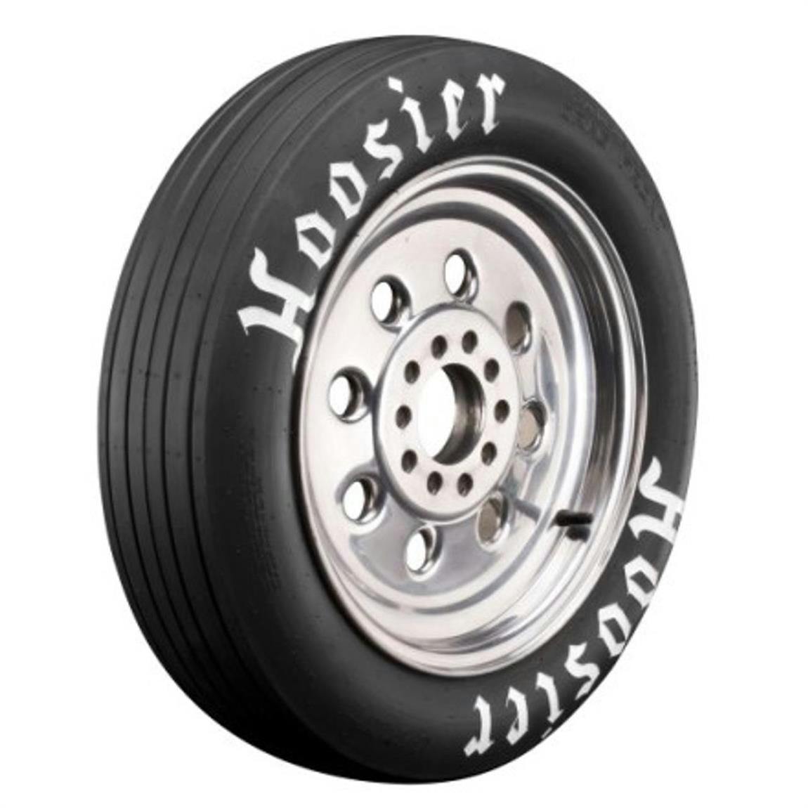 Hoosier 18106 Drag Racing Front Tire, 27.0/4.5-15