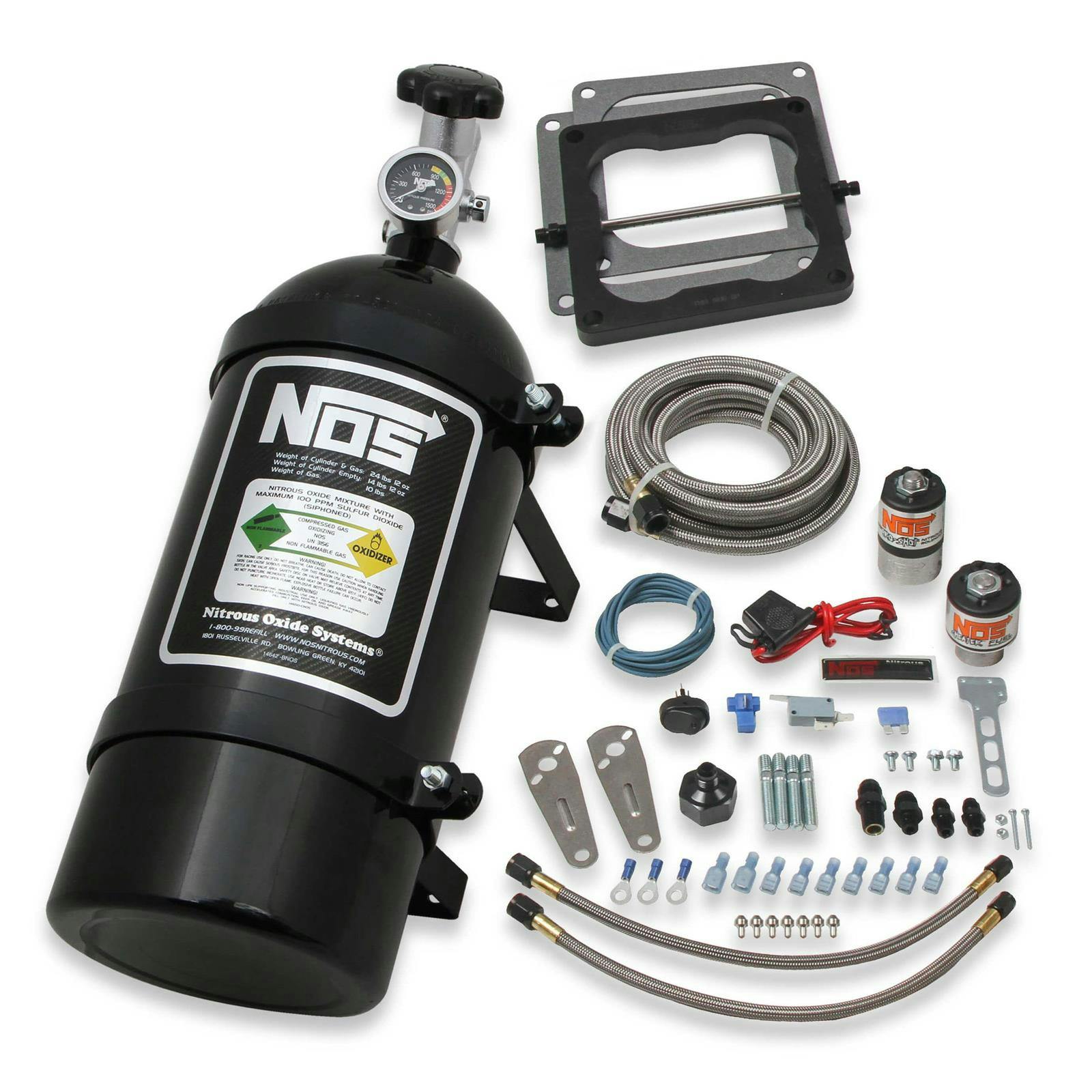 NOS 02101BNOS Big Shot Wet Nitrous System, 4150 Carburetor