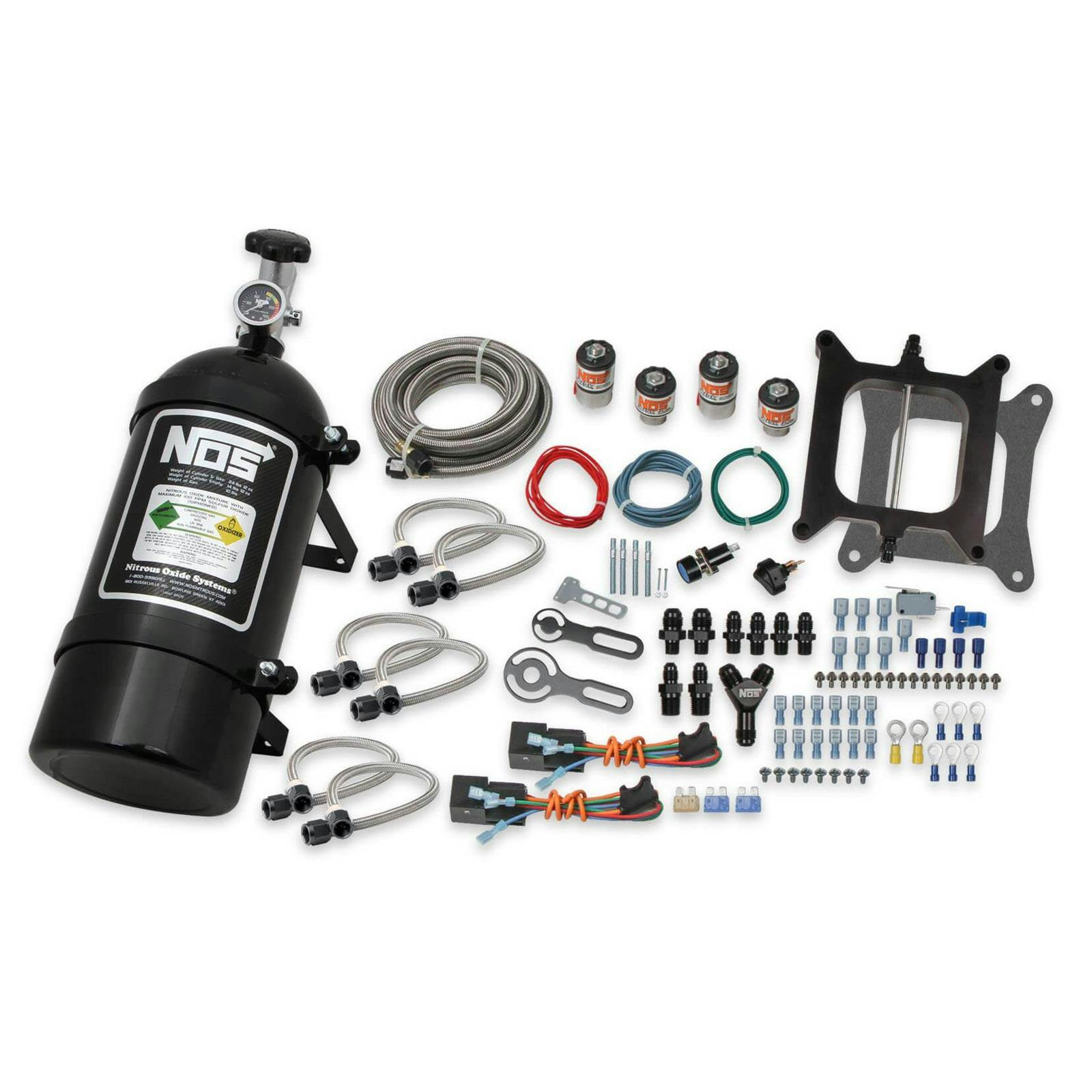 NOS 02301BNOS Pro Two-Stage Wet Nitrous System, 4150, Black