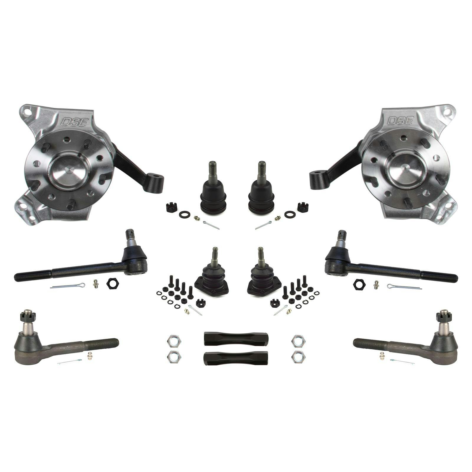 Detroit Speed 032091DS Front Drop Spindle Kit, 1971-72 GM C10/C15