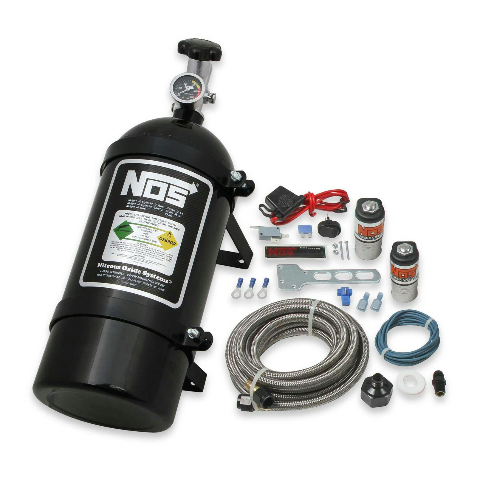 NOS 05000BNOS Powershot Wet Basic Nitrous Kit, No Injector Plate