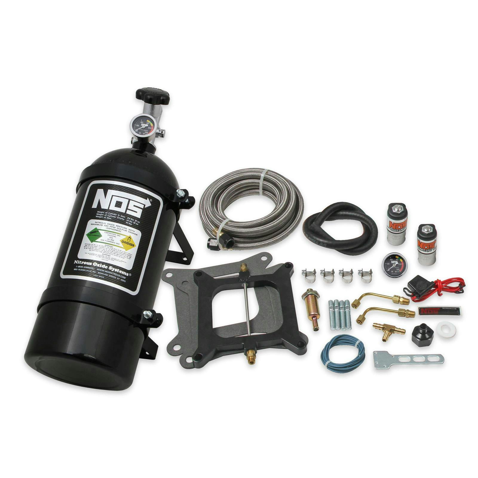NOS 05101BNOS Super Powershot Wet Nitrous System, 4150, Black