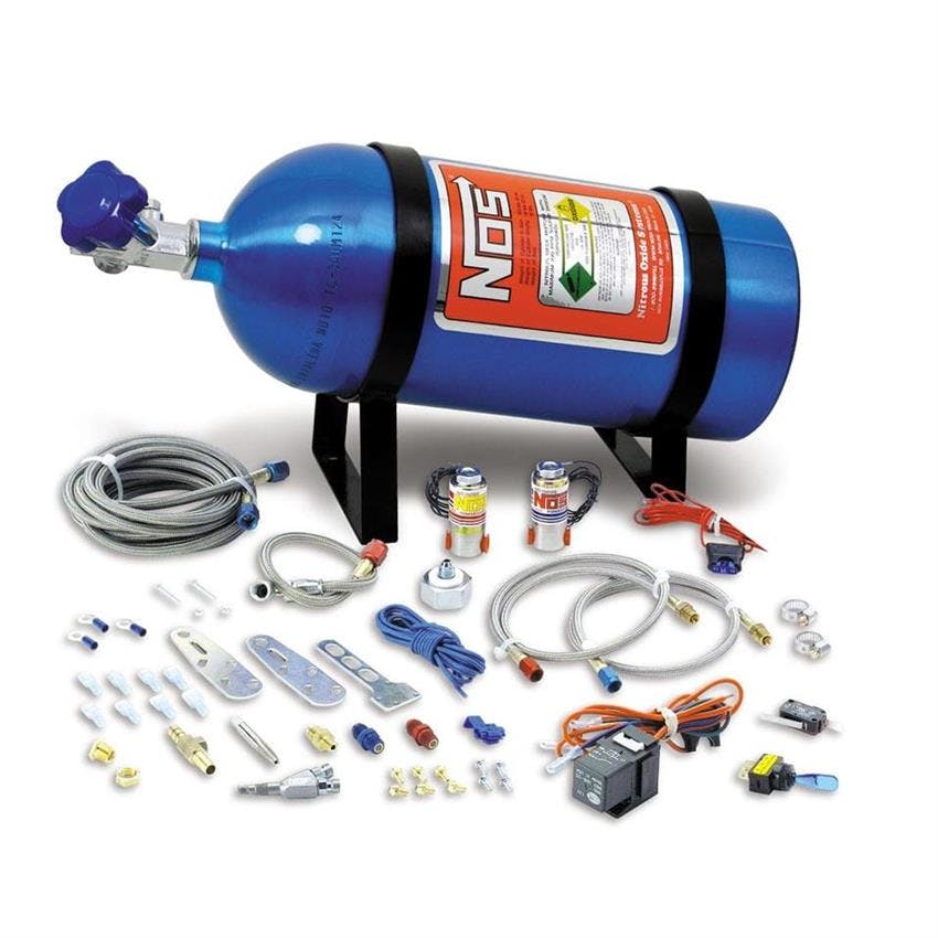 NOS 05130NOS Single Fogger Wet Nitrous System, Multi-Fit