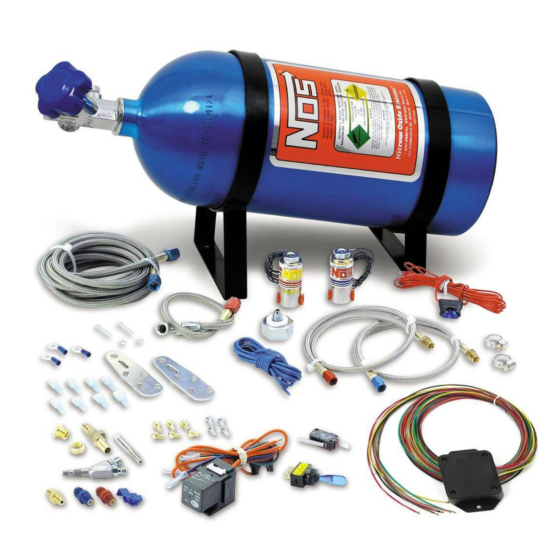 NOS 05135NOS Single Fogger Wet Nitrous System, Multi-Fit