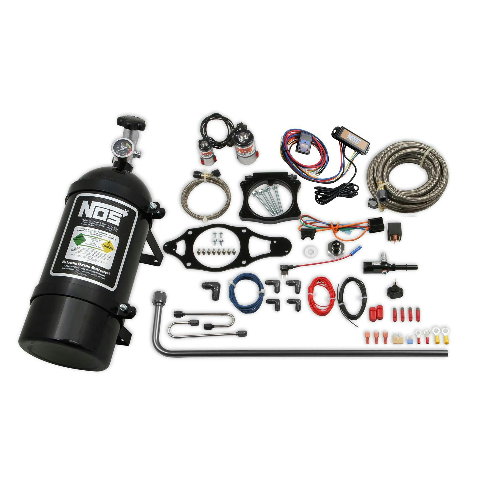 NOS 05159BNOS 10 Lb Wet Plate Nitrous System, 16-19 Camaro, Black