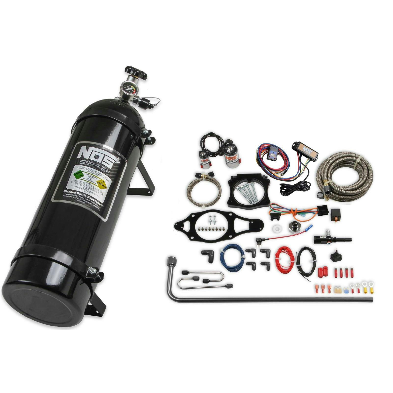 NOS 05219BNOS 15 Lb Wet Plate Nitrous System, C7 Corvette, Black