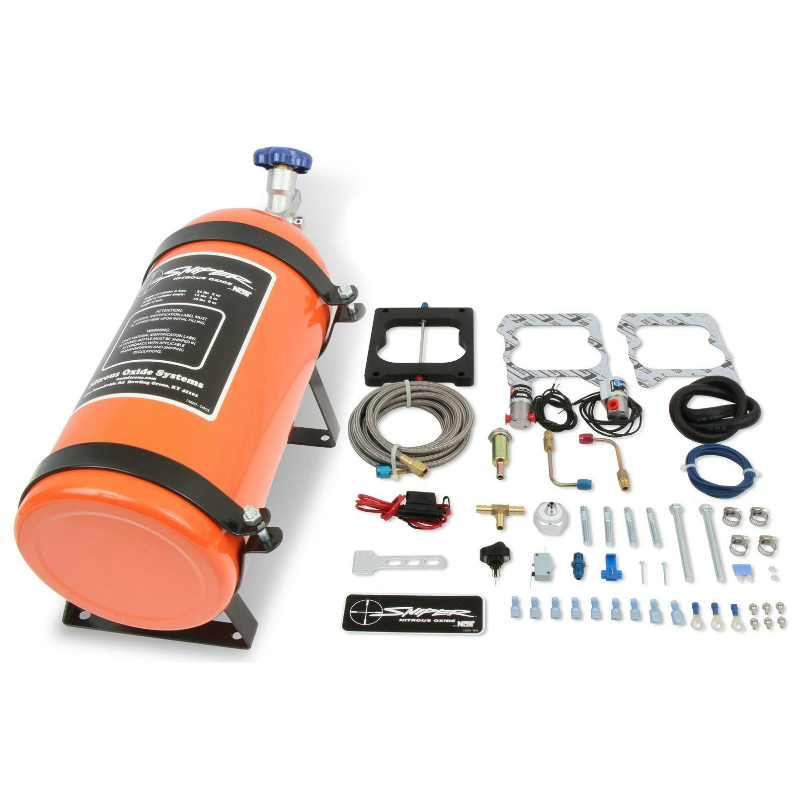 NOS 07004NOS Sniper Wet Nitrous Plate Kit, Quadrajet