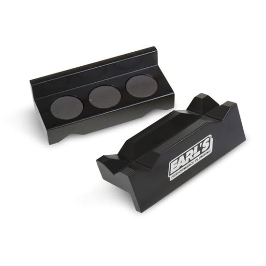 Earls 1004ERL 4 Inch Black Aluminum Vice Jaws, 1.562 Inches tall