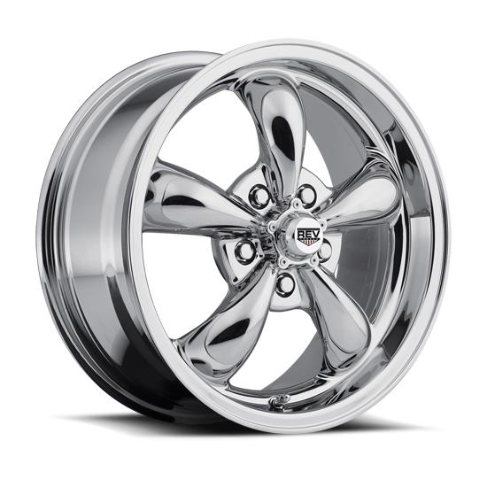 REV Wheels 100C-7806100 100 Classic Series, 17X8, 4.5 BS, 5X4.75