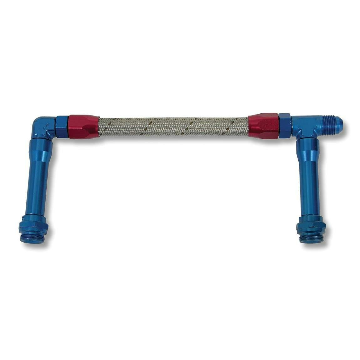 Earls 101175ERL Billet Fuel Line Kit, AN6 Inlet, 4150/4150HP