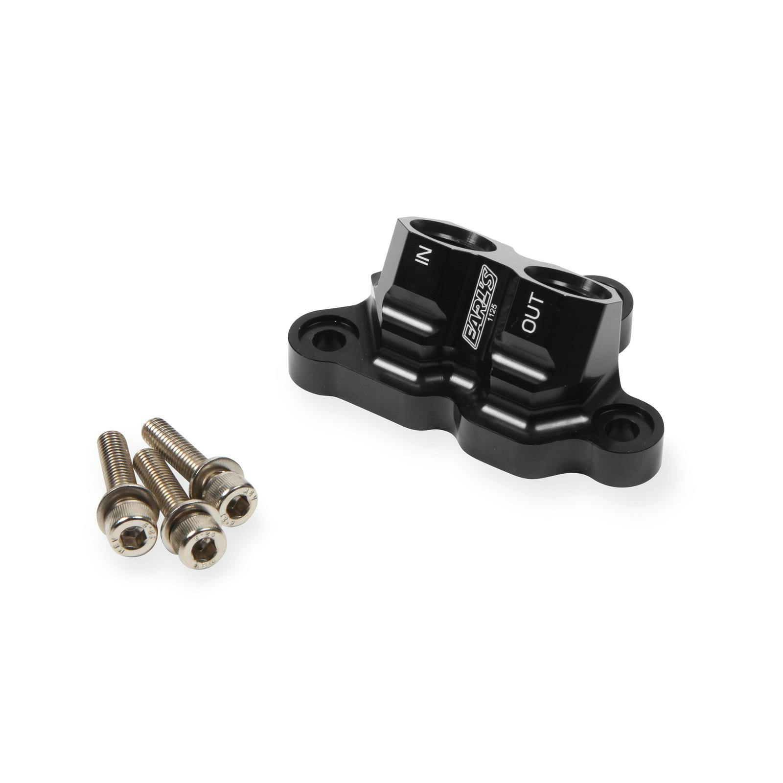 Earls 1125ERL Oil Filter Adapter, 2011-14 Ford 5.0L Coyote Engine