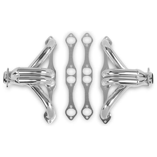 Flowtech 11705-7FLT Block Hugger Header, SB Chevy, Stainless Steel