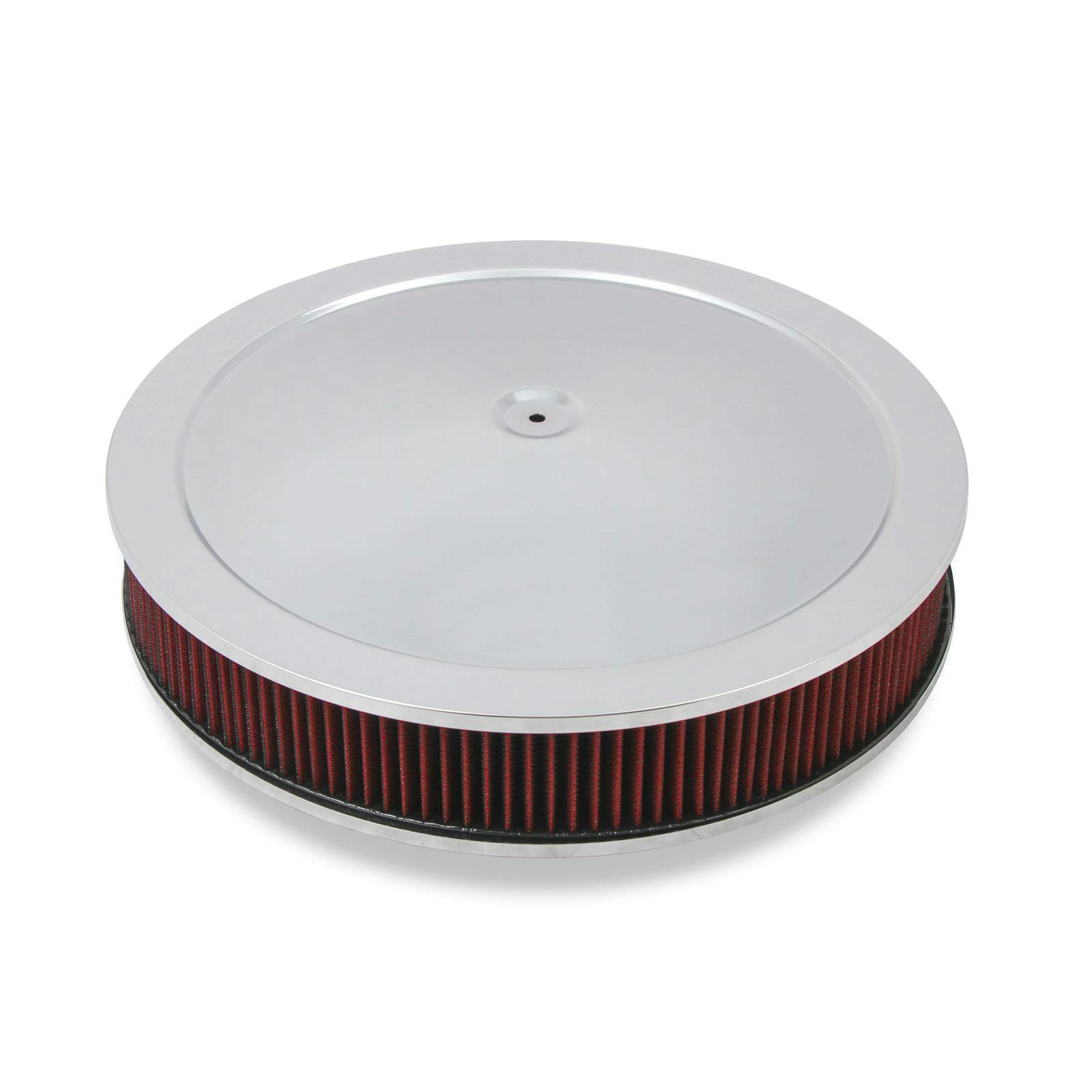 Holley 120-4130 4150 Drop Base Air Cleaner, 3 Inch Red Filter