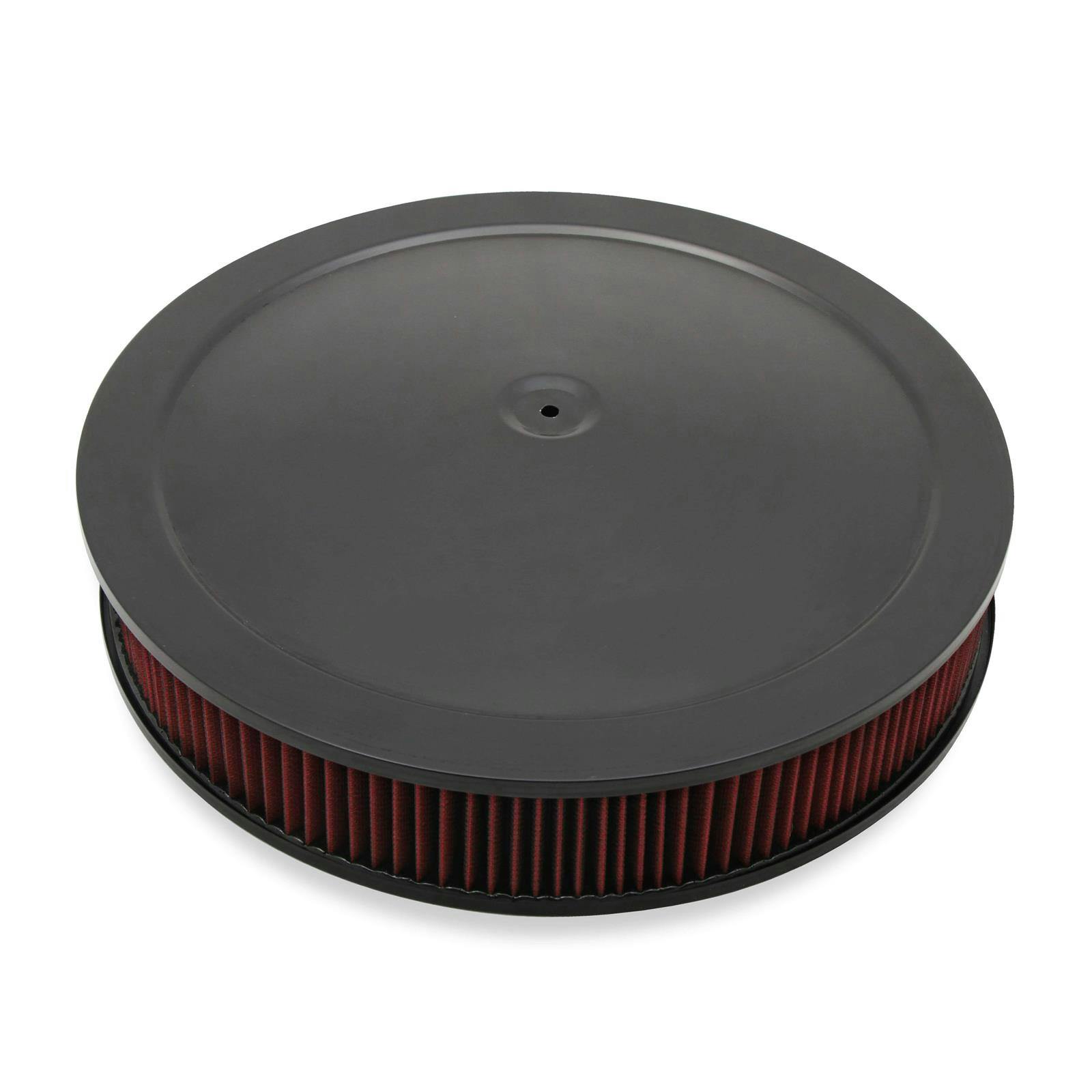 Holley 120-4630 4500 Drop Base Air Cleaner, Black, 3 Inch Filter