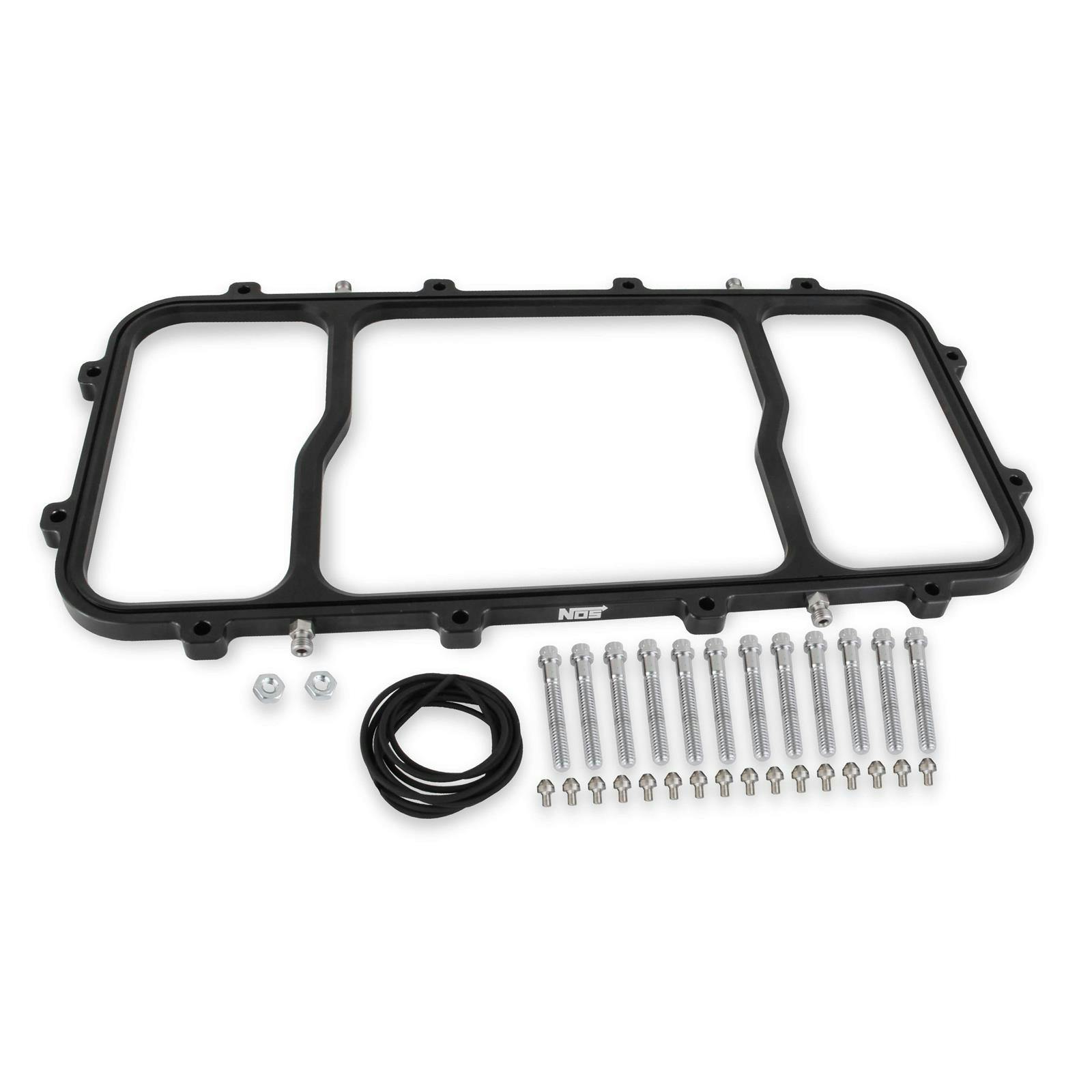 NOS 12535BNOS Dry Nitrous Plate Holley LS Hi-Ram Manifolds, Black