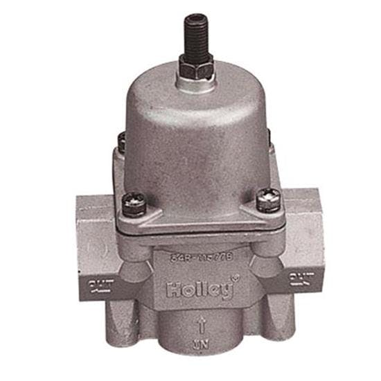 Holley 12-704 Big Port Adjustable Fuel Pressure Regulator, 4.5-9 PSI