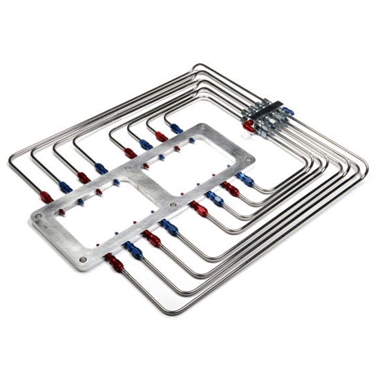 NOS 13350-CNOS Blower Injector Plate w/ Plumbing, Polished