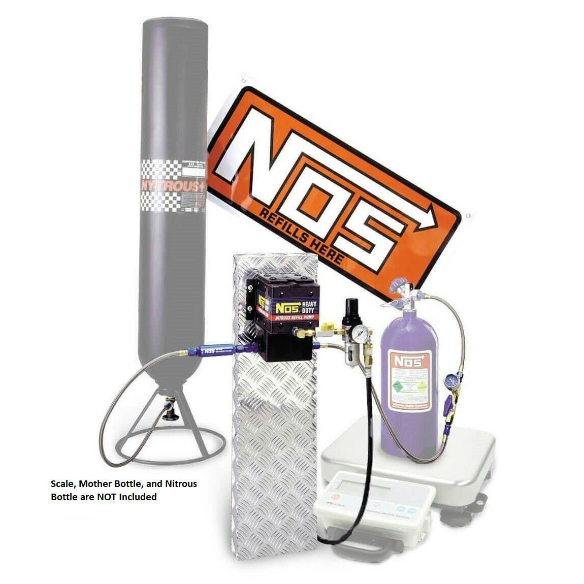 NOS 14251NOS Nitrous REFIll Pump Station, Partial Kit, No Scale