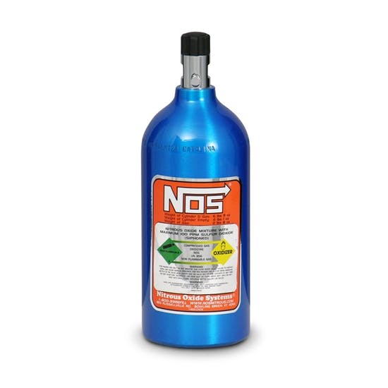 NOS 14720NOS Nitrous Bottle, Electric Blue Finish, 2.5 Pound