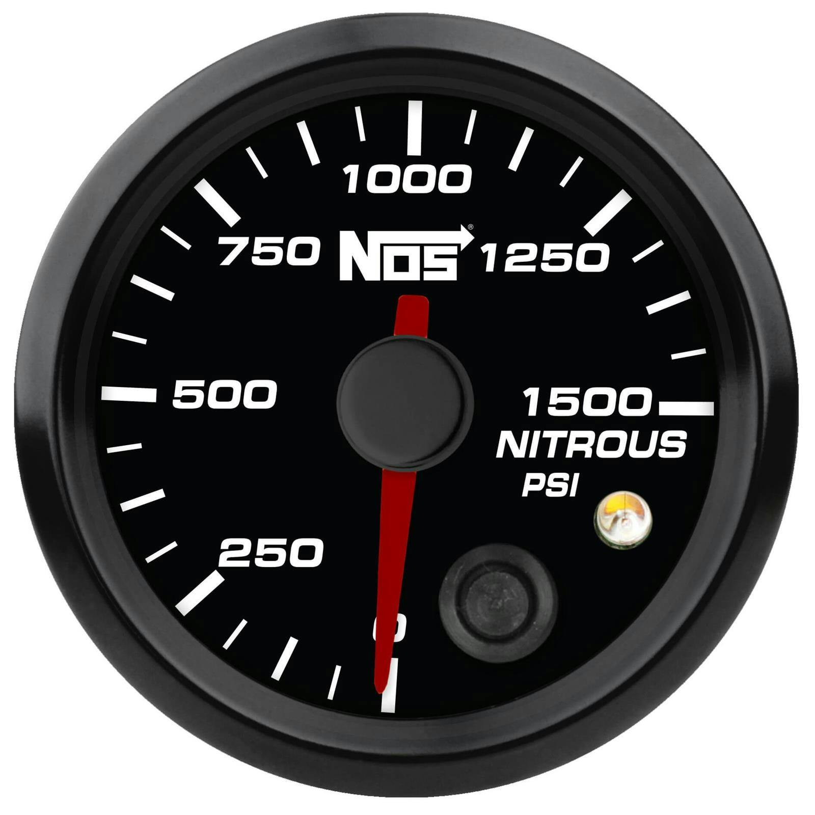 NOS 15939NOS Analog Style 2-1/16 Inch Nitrous Pressure Gauge