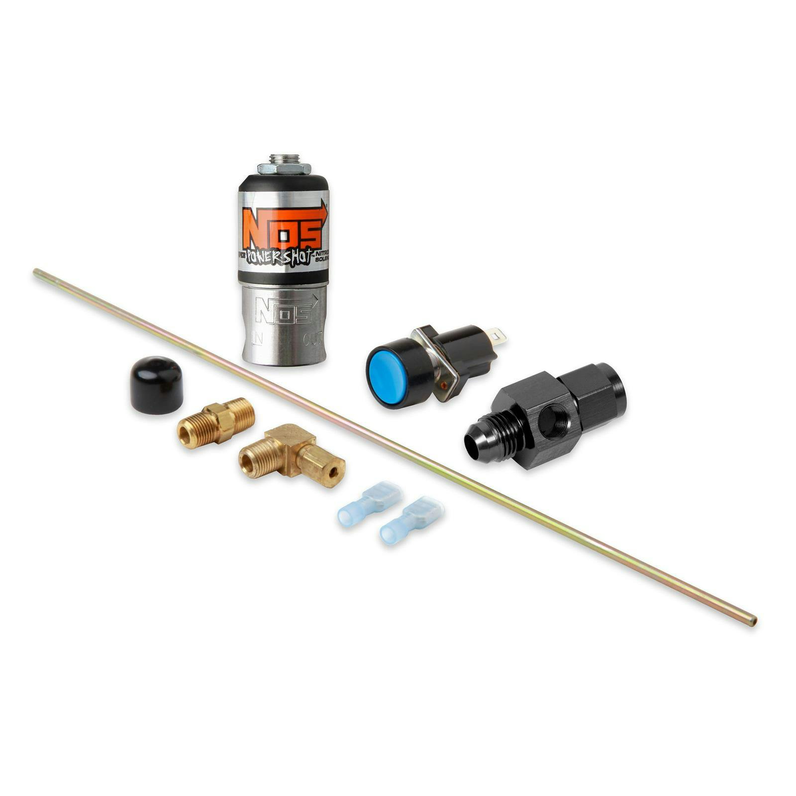 NOS 16032BNOS -6AN Nitrous Bottle Purge Valve, Black