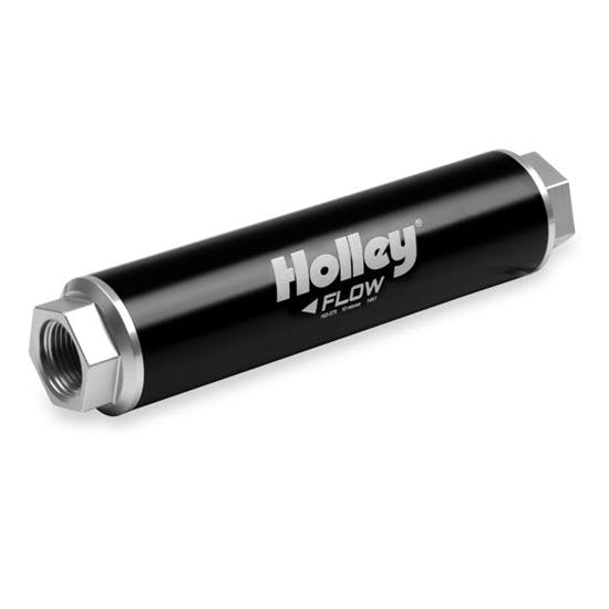 Holley 162-575 460 GPH Billet Dominator Fuel Filter, 10 Micron