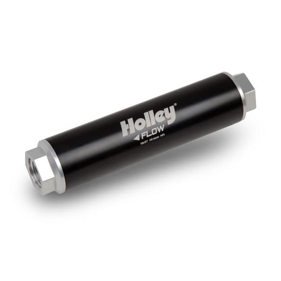 Holley 162-577 460 GPH Billet Dominator Fuel Filter, 100 Micron
