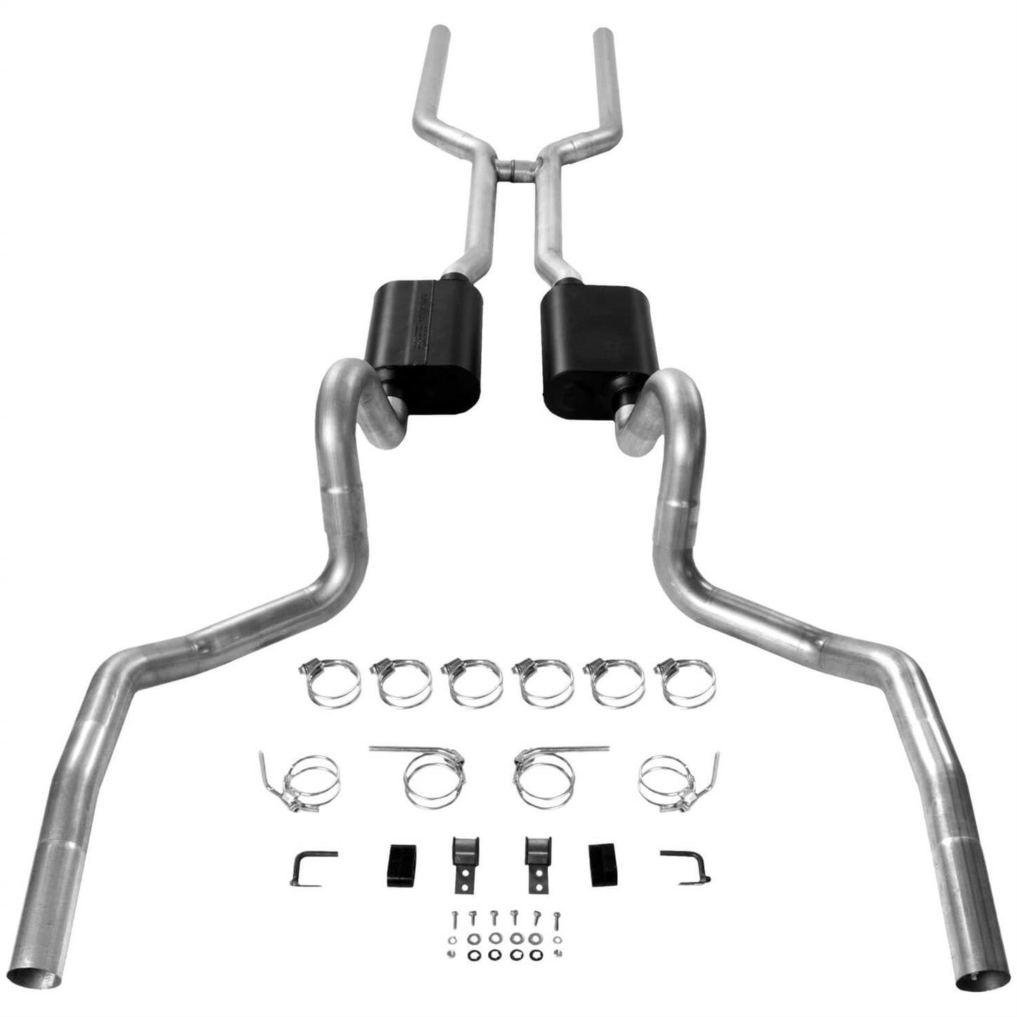 Flowmaster 17200 American Thunder 3 Inch Exhaust, 68-72 GM A-Body
