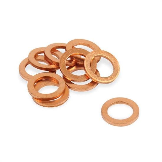 Earls 177102ERL AN 901 Copper Crush Washer, Fitting Size 4