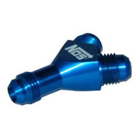 NOS 17835NOS Specialty Y Fitting, -6 AN x -6 AN x -6 AN, Blue