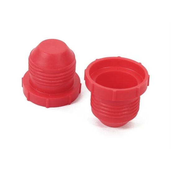 Earls 179208ERL -8 AN Plastic Flare Plug Fitting, Set of 15