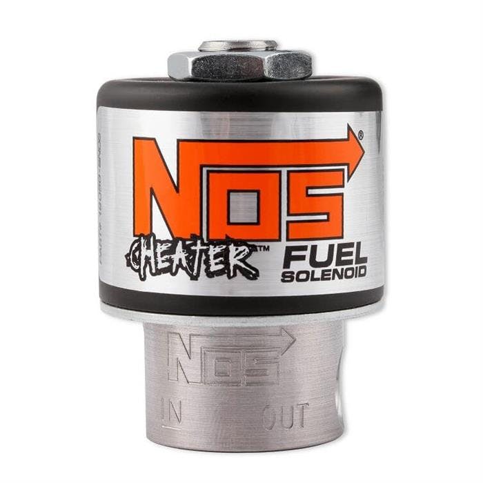 NOS 18050BNOS Cheater Fuel Solenoid, Large Body, Black