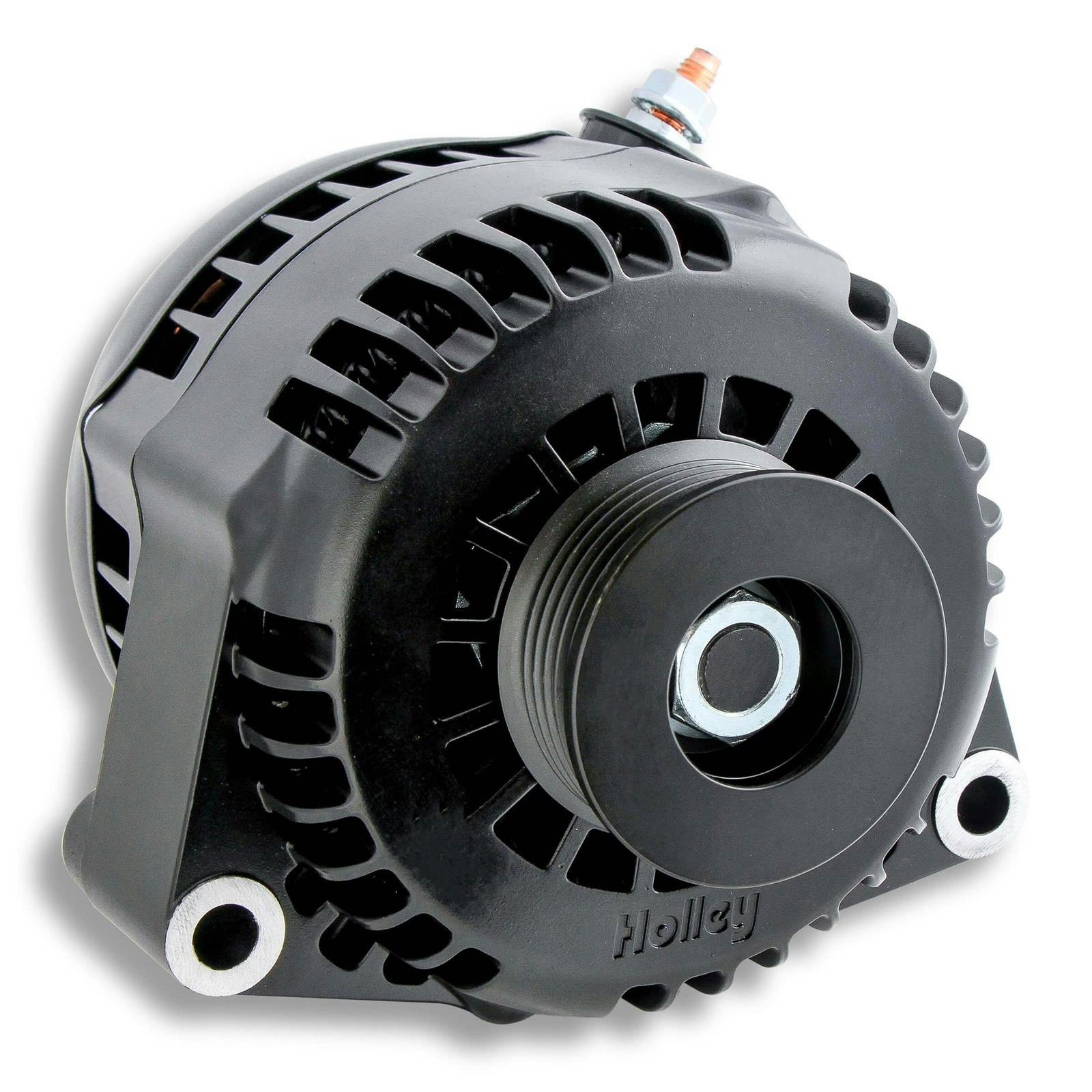 Holley 197-303 Premium Alternator, 150A, Black