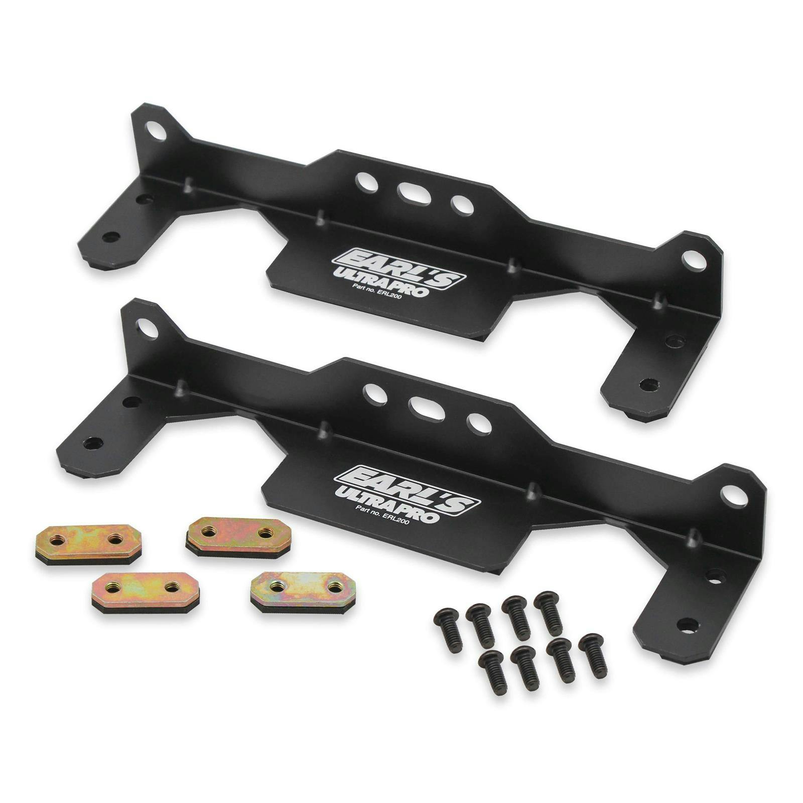 Earls 200ERL UltraPro Oil Cooler Mounting Brackets, Narrow Cooler