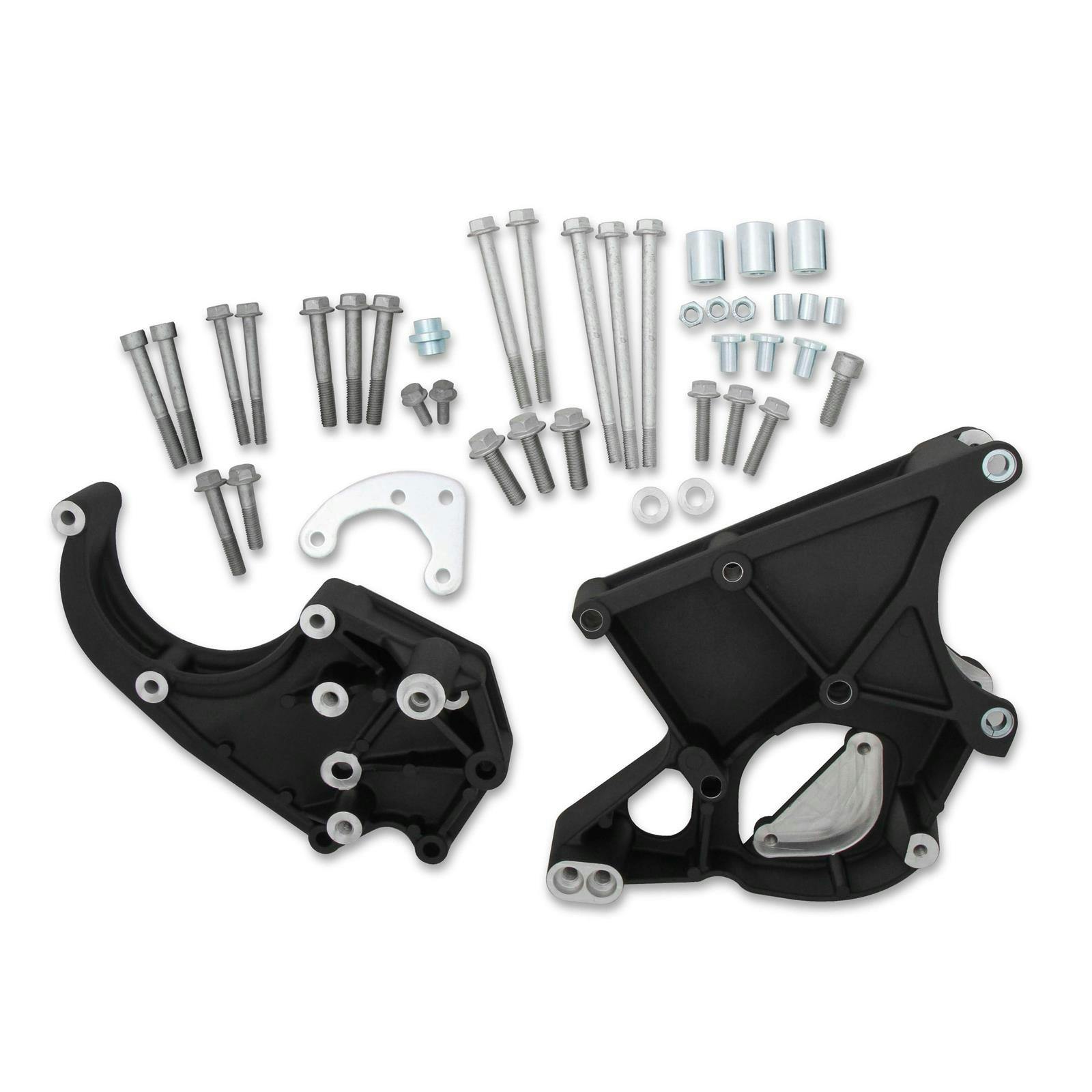 Holley 20-132BK LS Accessory Drive Braket Kit, Black