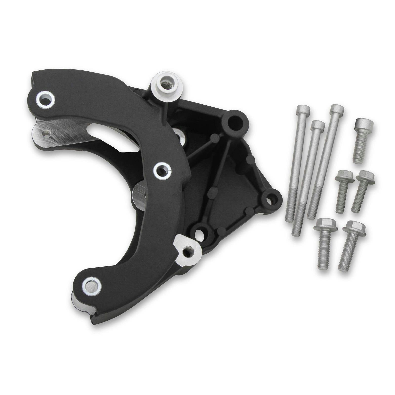 Holley 20-133BK LS Accessory Drive Bracket Kit, Pass Side, Black
