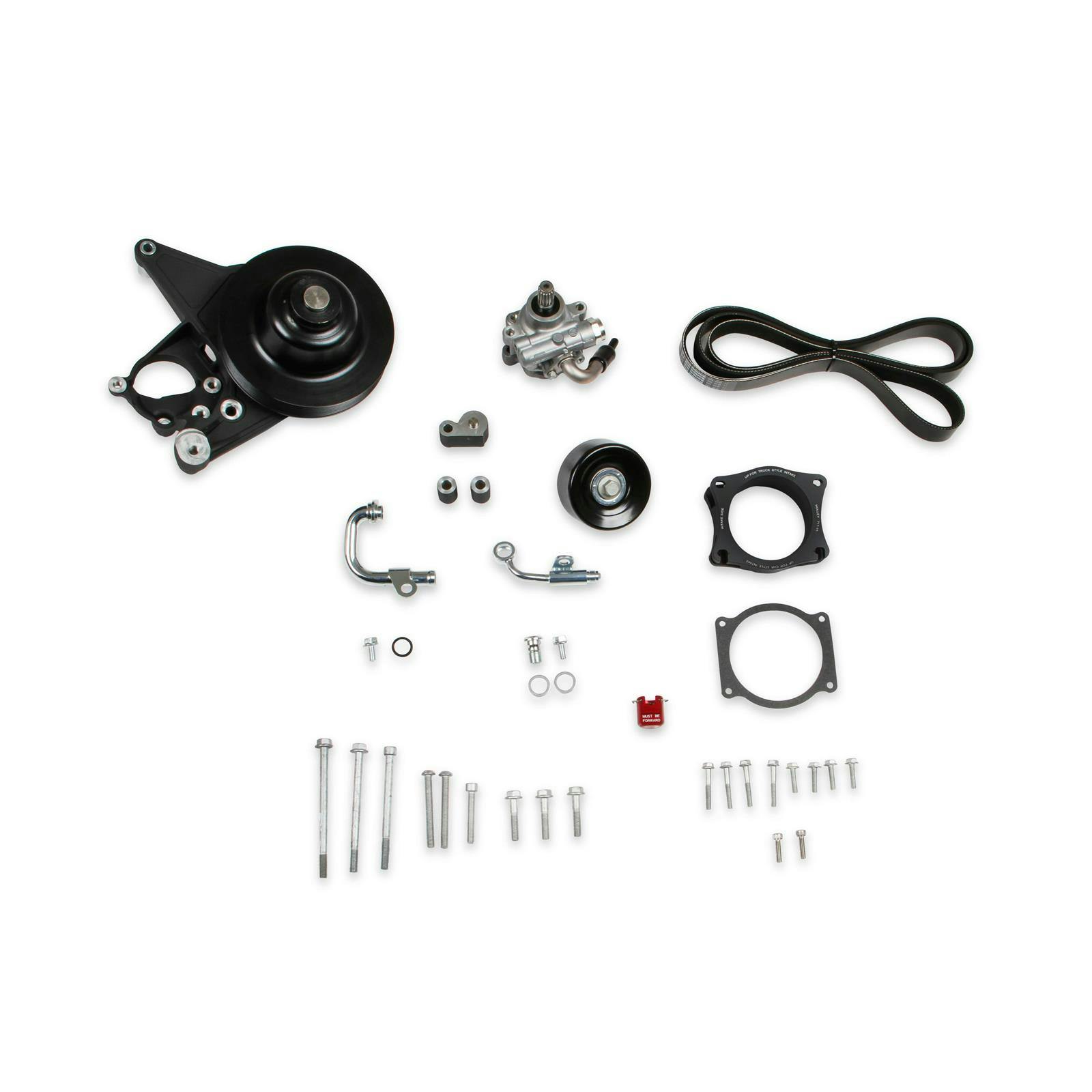 Holley 20-222BK Power Steering Add-On System, LT4 Wet-Sump, Black