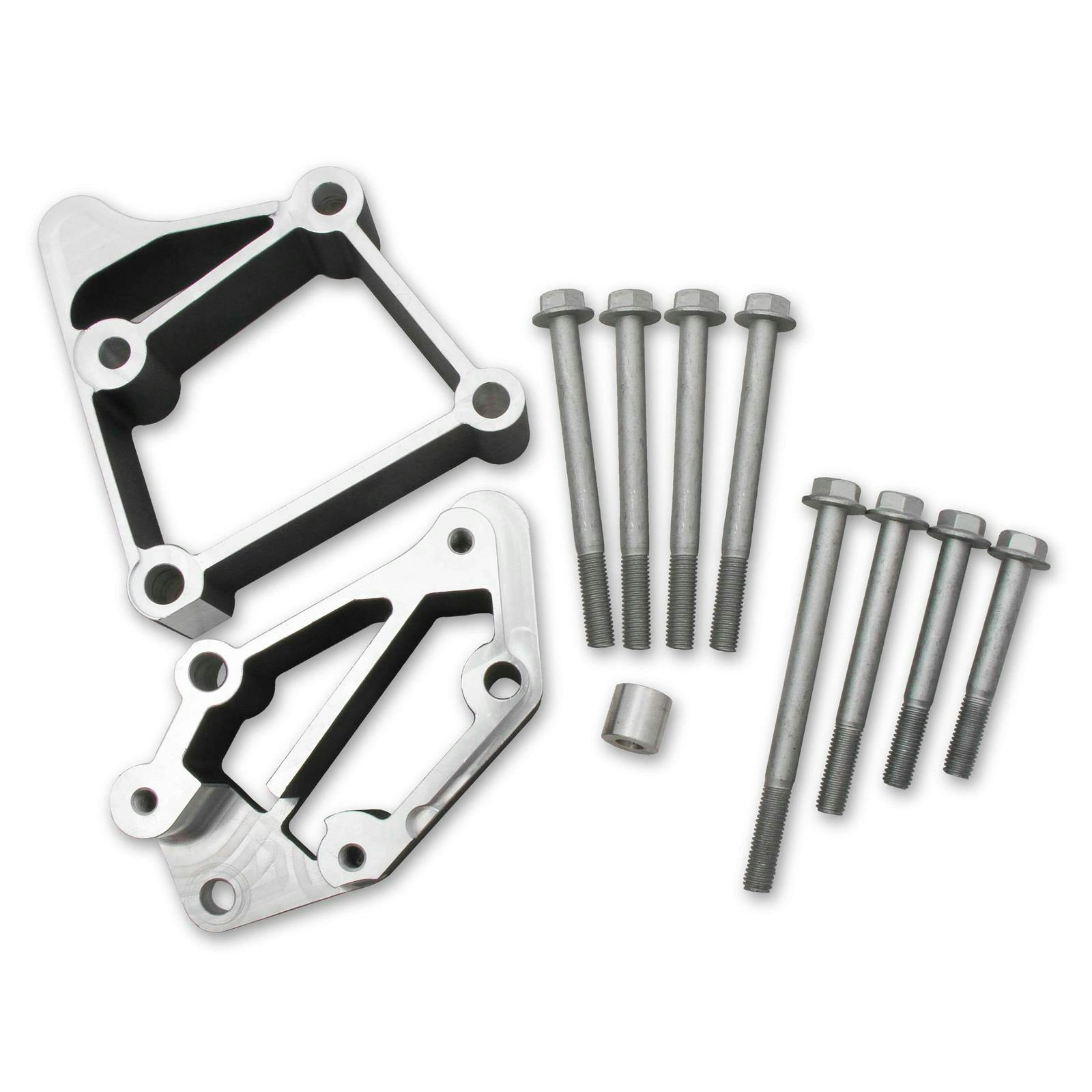 Holley 21-2BK LS Accessory Drive Bracket Kit,Middle Alignment,Blk