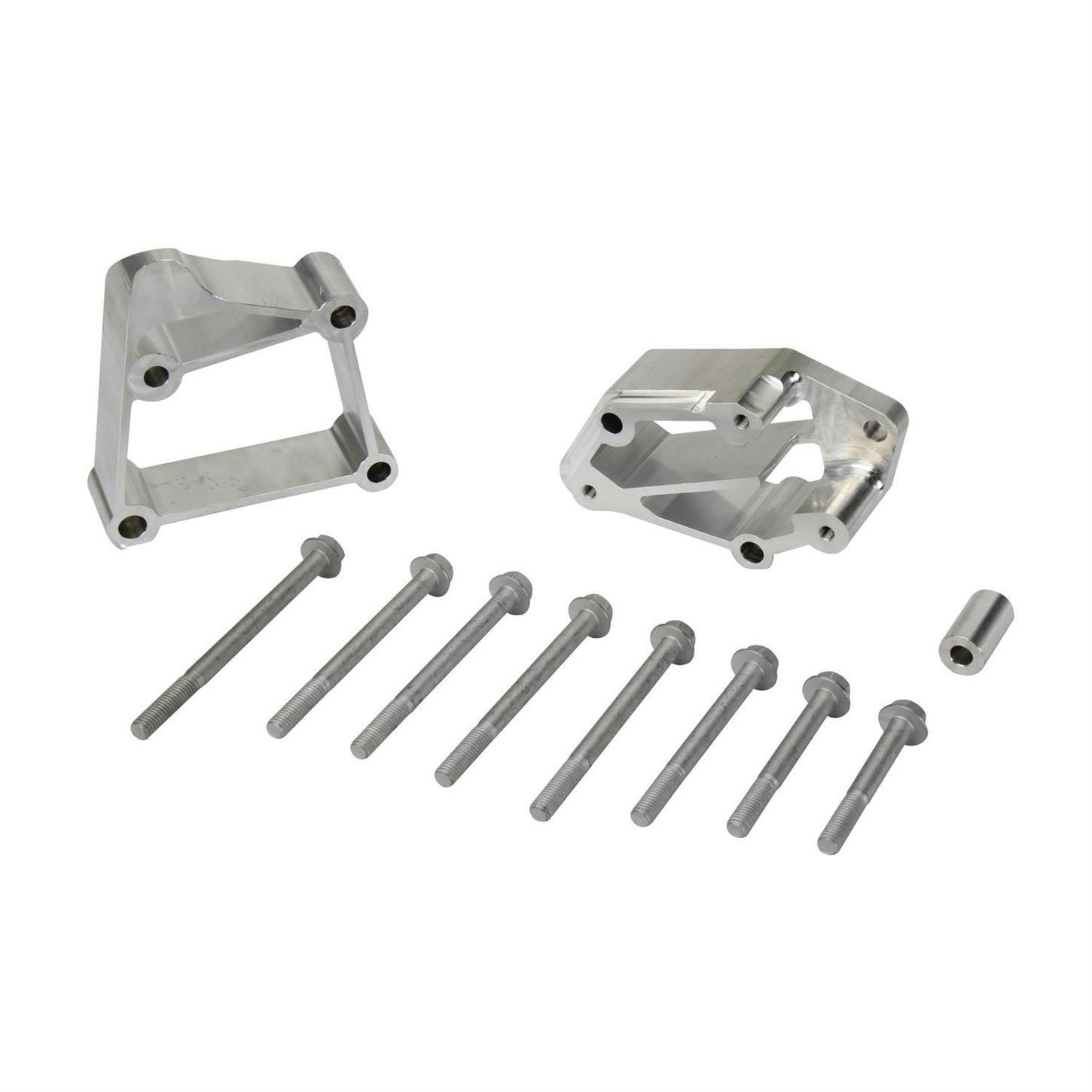 Holley 21-3 LS Acc Drive Bracket Install. Kit, Long, Long Style Pump