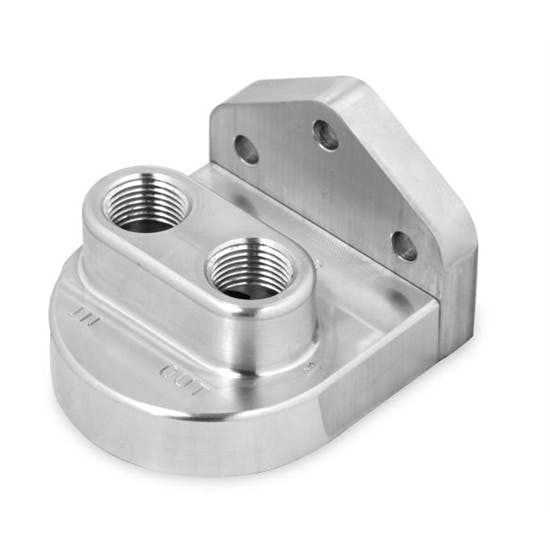 Earls 2178ERL Billet Remote Oil Filter Mount Kit, 0.75 Inch