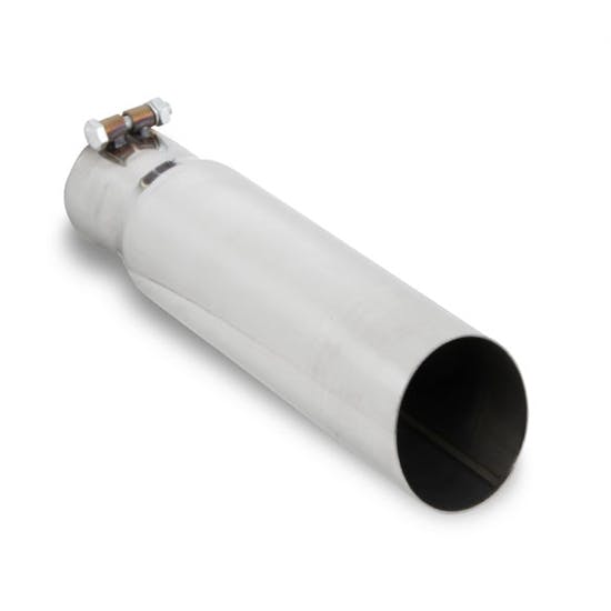 Hooker 22203HKR Single Tip Slant Cut Style Exhaust Tip, Large Bore