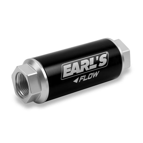 Earls 230620ERL HP Billet Fuel filter, 40 micron, 260 GPH