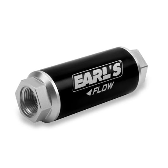 Earls 230630ERL HP Billet Fuel filter, 100 micron, 260 GPH
