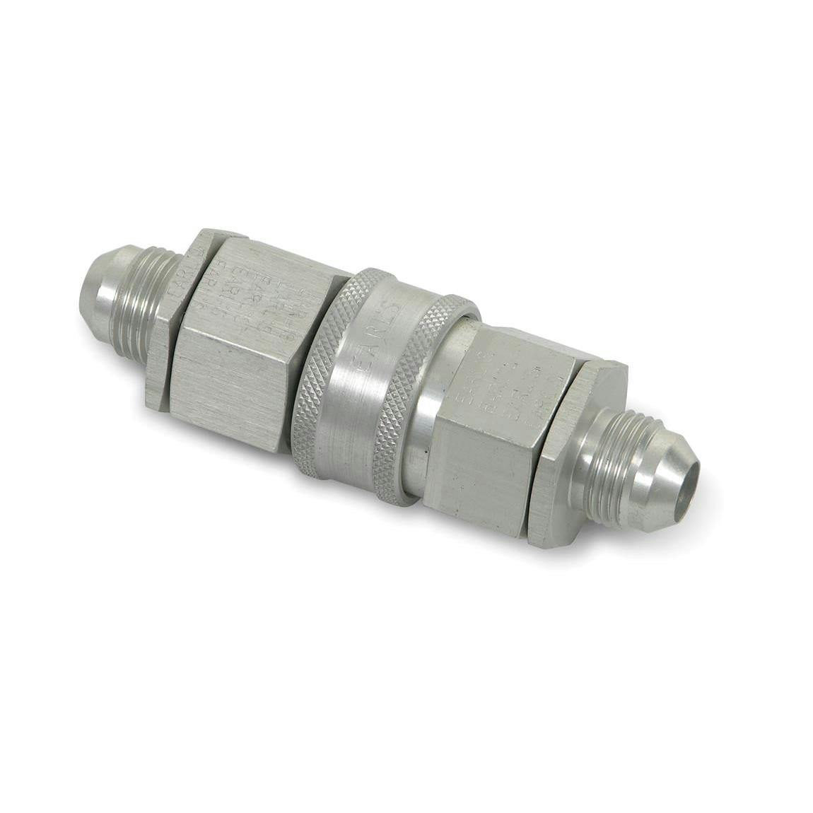 Earls 240108ERL Aluminum Quick Disconnect, -8 AN Male, Buna