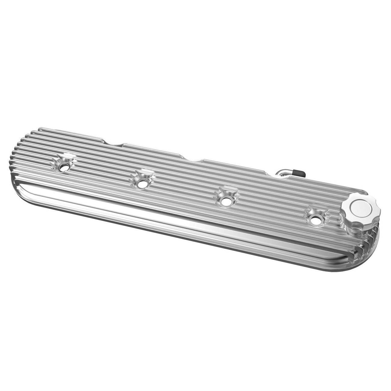 Holley 241-131 Vintage Series Finned LS Valve Covers, Polished