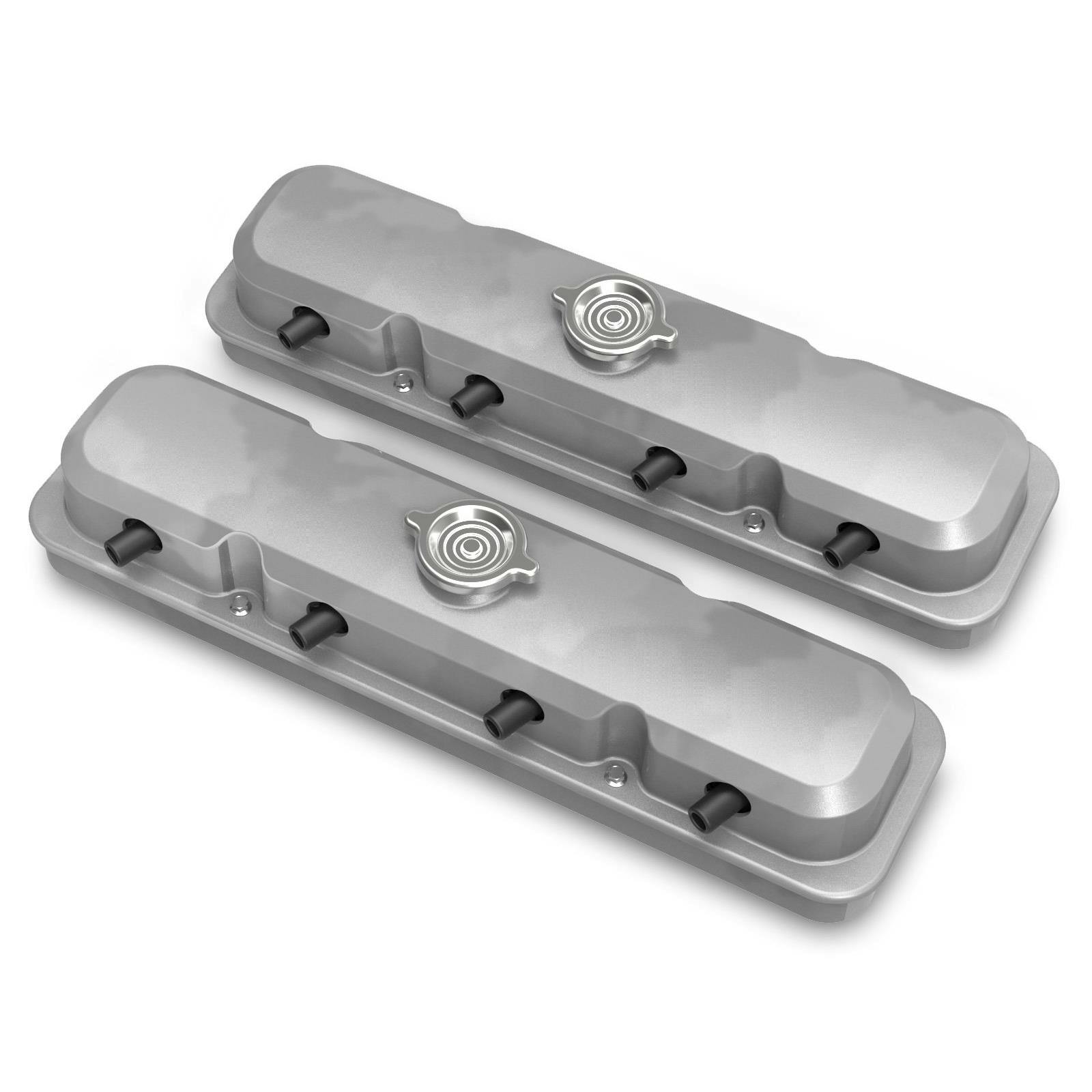Holley 241-190 2-Piece Style Valve Cover, Gen III/IV LS, Natural